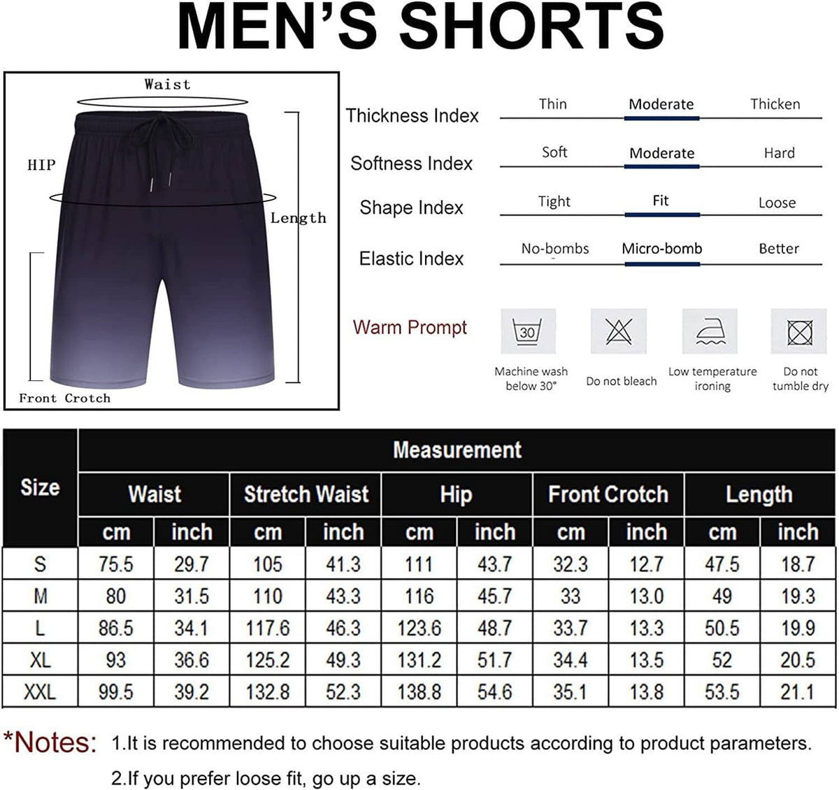 Men's 2 Pack Gym Workout Shorts (US Only)