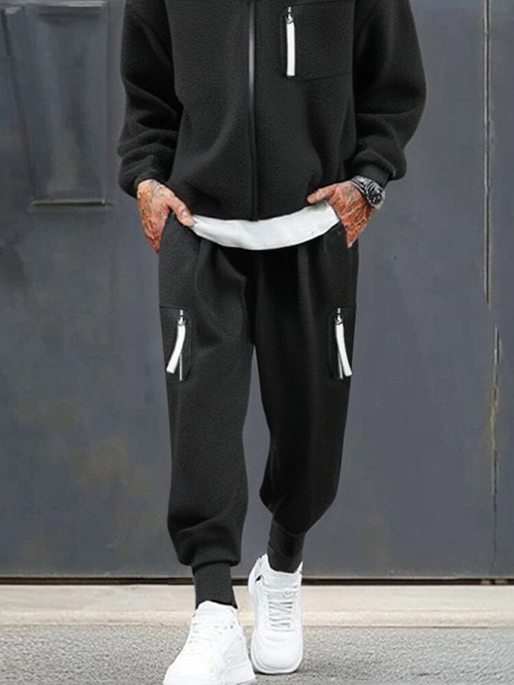 Streetwear Polar Fleece Matching Set