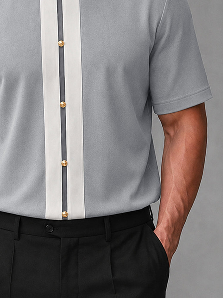 Smart Casual Buttons Decor Pullover Top