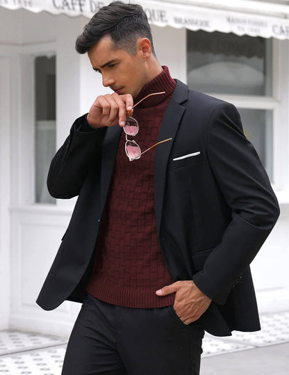 Slim Fit Turtleneck Thermal Sweaters (US Only)