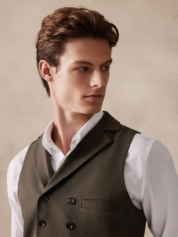 Vintage Double-Breasted Vest