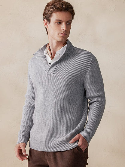 Stylish Solid Color Sweater