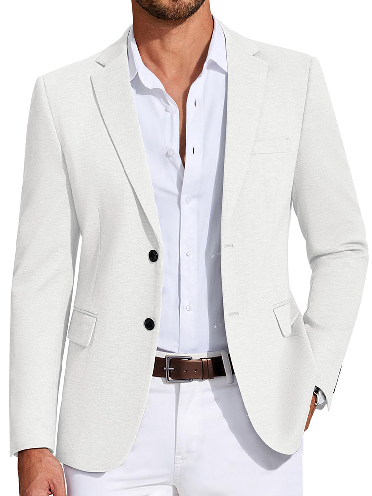 Business Casual Two Buttons Suit Jacket Blazer (US Only)