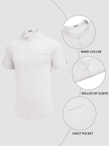 Casual Summer Henley Shirt (US Only)