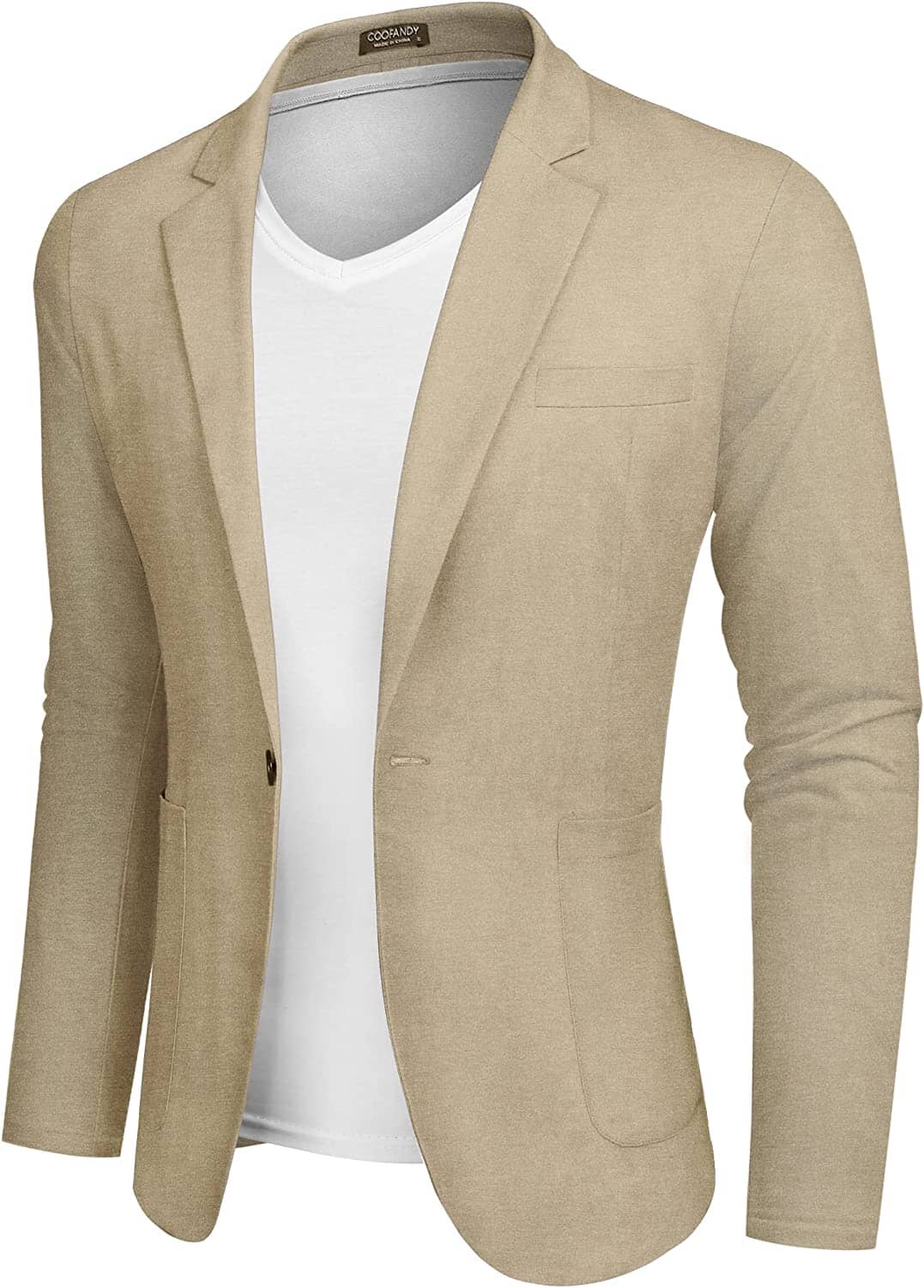 Casual Regular Fit Lightweight Linen Blazer (Live Only)