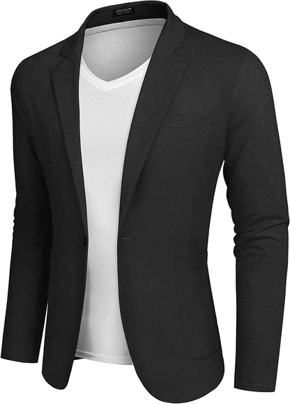 Casual Regular Fit Lightweight Linen Blazer (Live Only)
