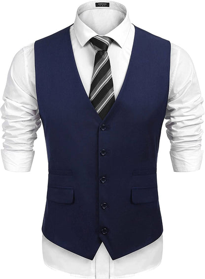 Slim Fit Business Suit Vest (US Only)
