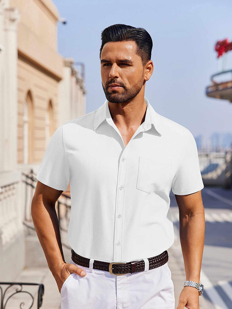 Casual Button Down Denim Shirt (US Only)