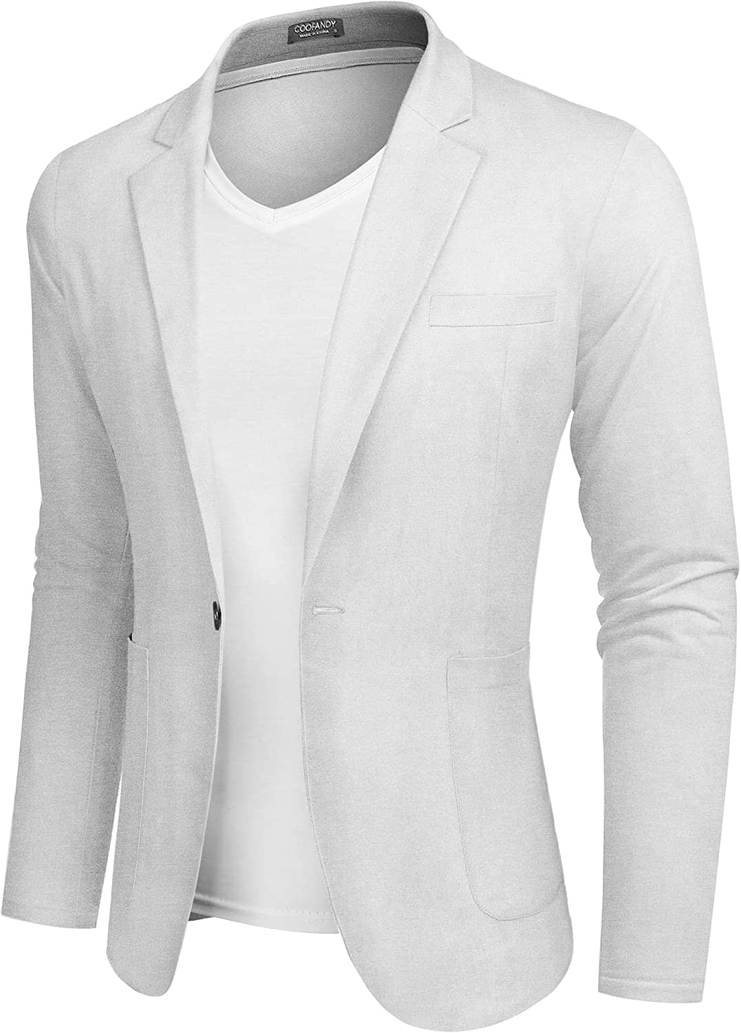 Casual Regular Fit Lightweight Linen Blazer (Live Only)