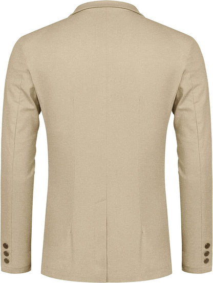 Casual Regular Fit Lightweight Linen Blazer (Live Only)
