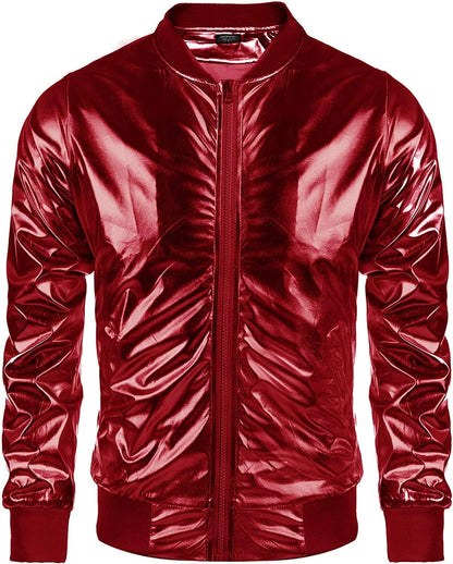 70s Disco Christmas Party Zip-up Jacket (US Only)