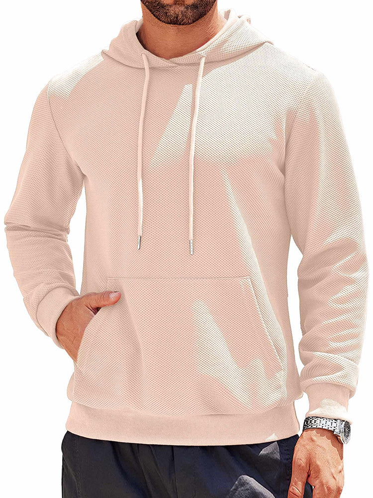 Casual Classic Waffle Knit Hoodie