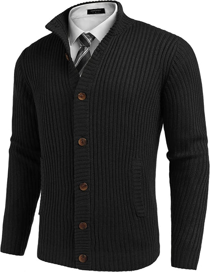 Stand Collar Button Down Sweaters (US Only)