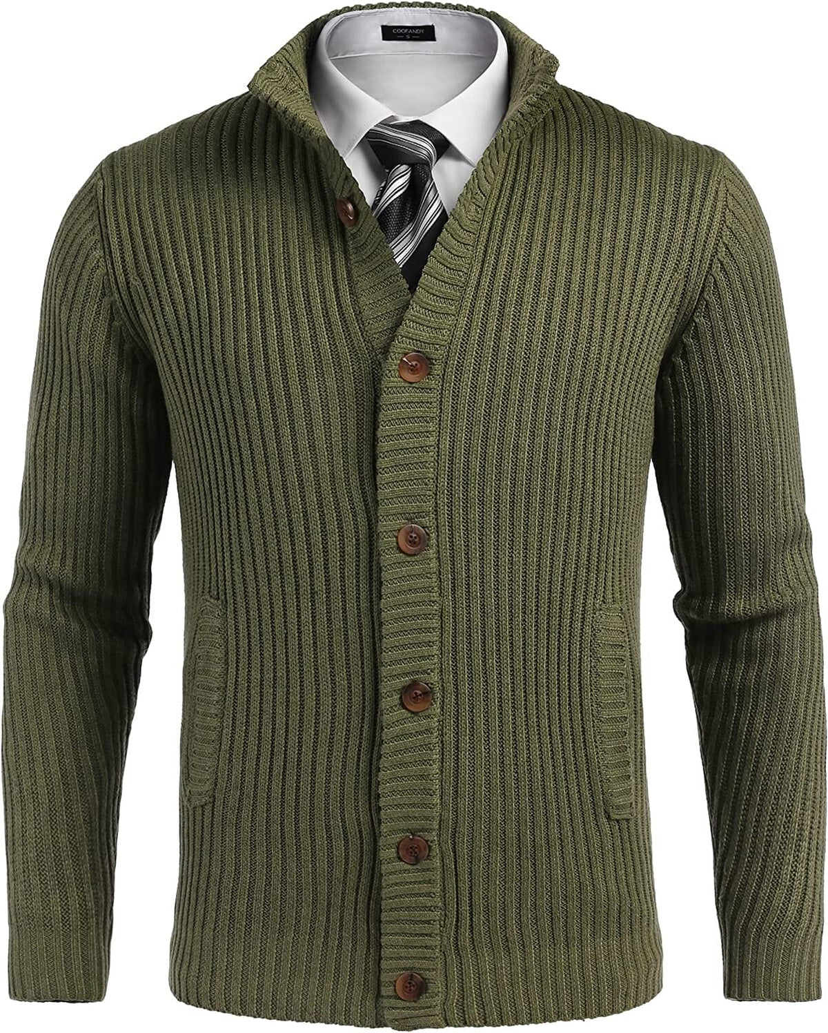 Stand Collar Button Down Sweaters (US Only)