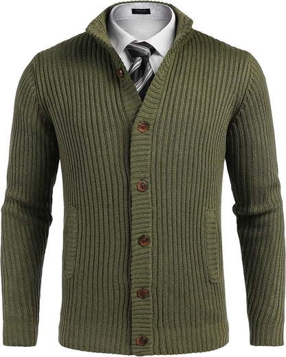 Stand Collar Button Down Sweaters (US Only)