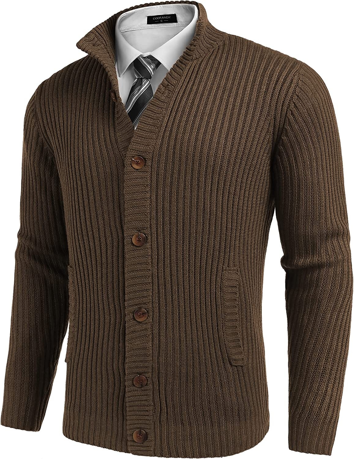 Stand Collar Button Down Sweaters (US Only)