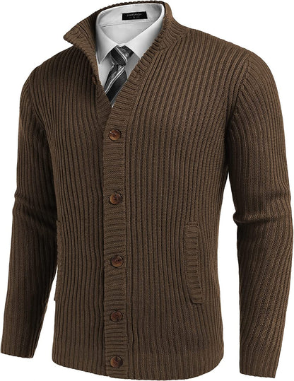 Stand Collar Button Down Sweaters (US Only)