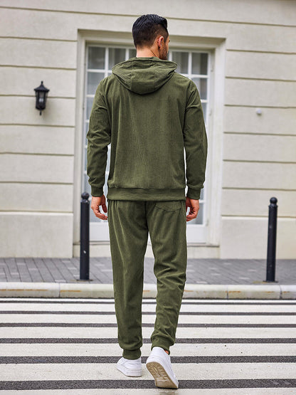 Casual Sports Hoodie Jogging Sweatsuit (US Only)