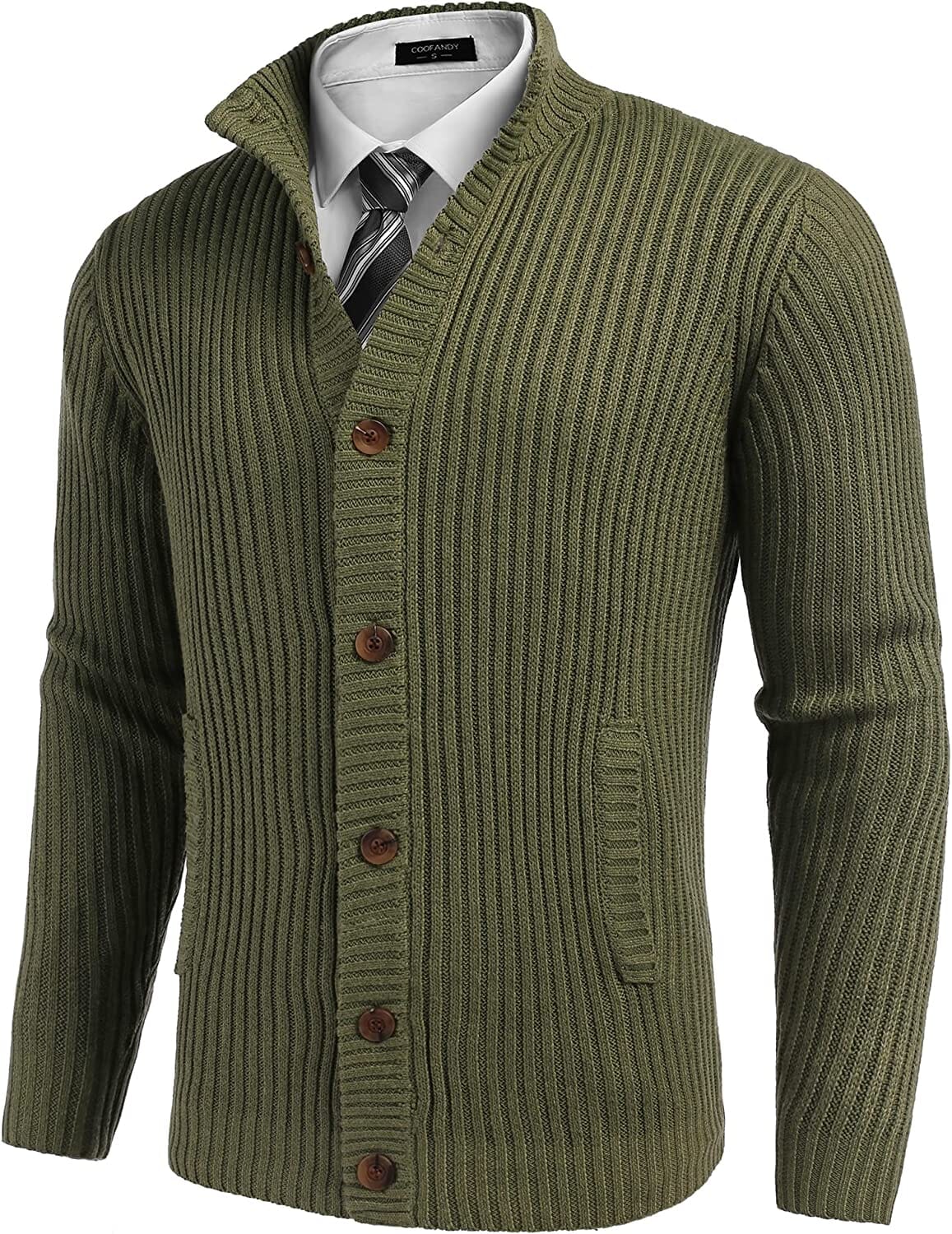 Stand Collar Button Down Sweaters (US Only)