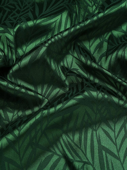 Silk Satin Jacquard Shirt (US Only)
