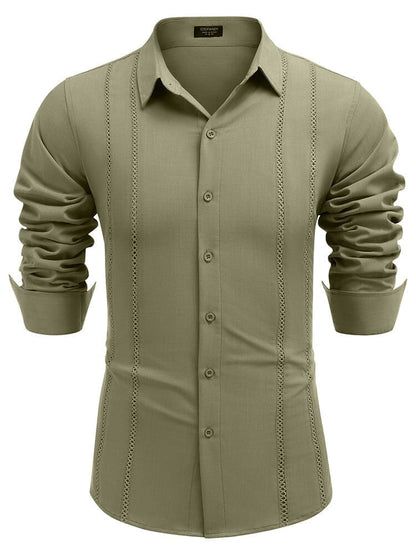 Casual Long Sleeve Button Down Shirt (US Only)