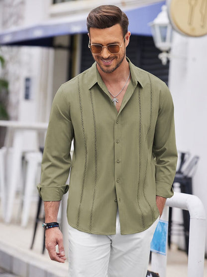 Casual Long Sleeve Button Down Shirt (US Only)