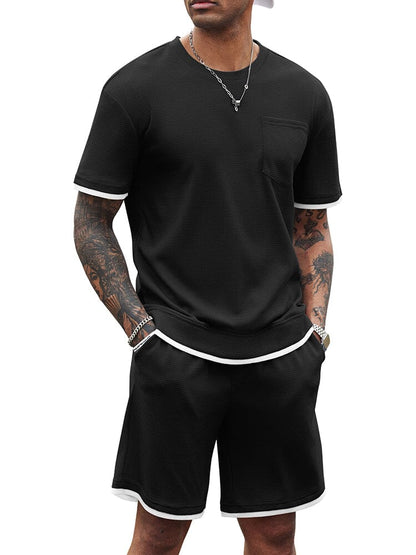 Athletic Gym Short Sleeve Sport Set (Us Only)