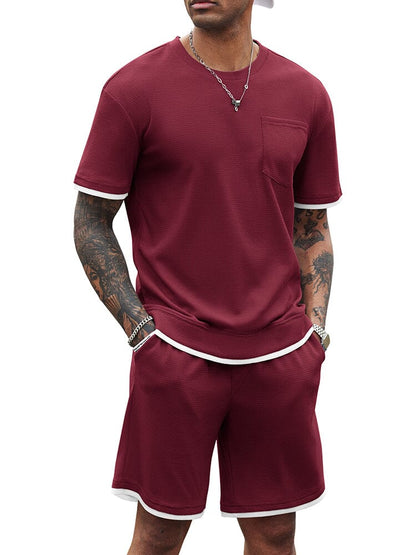 Athletic Gym Short Sleeve Sport Set (Us Only)
