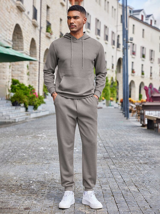 Waffle 2-Piece Hoodie Jogging Set (US Only)