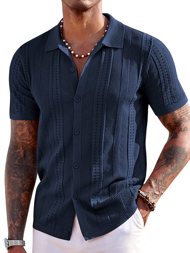 Casual Breathable Knit Beach Shirt (US Only)