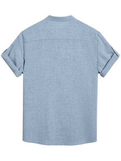 Summer Essential Linen Henley Shirt (US Only)