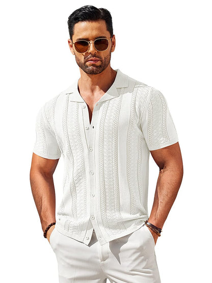 Vintage Knit Button Up Shirt (US Only)
