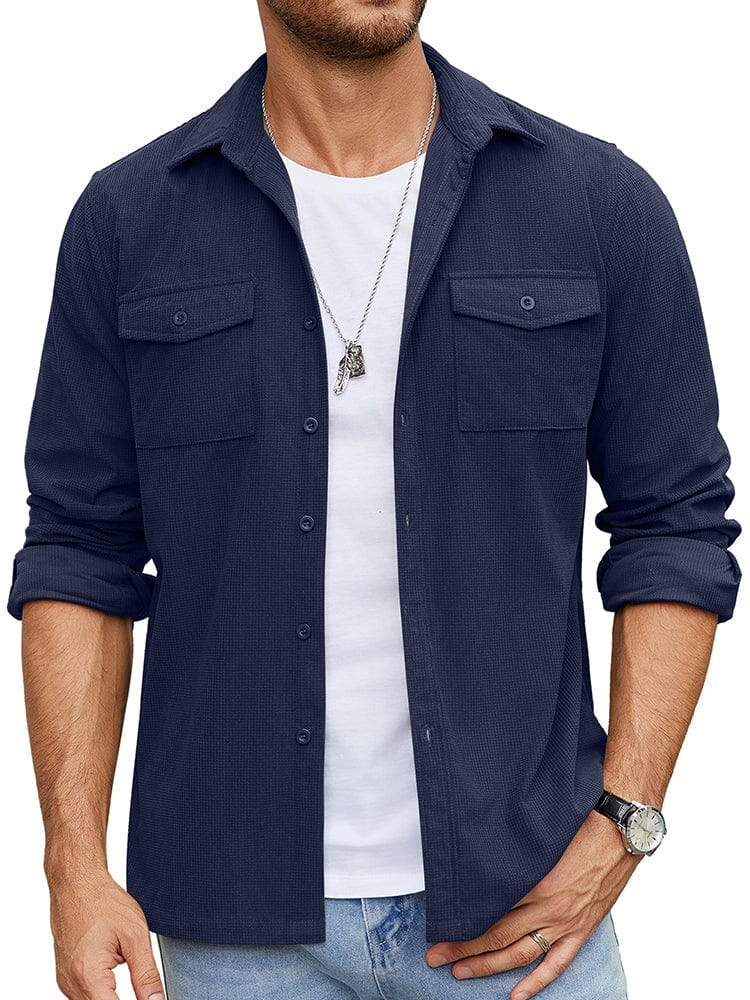 Leisure Waffle Shirt Jacket (US Only)
