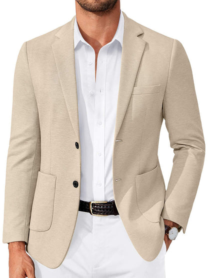 Business Casual Two Buttons Suit Jacket Blazer (US Only)