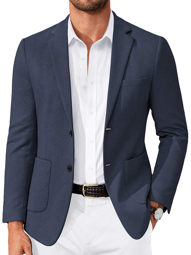 Business Casual Two Buttons Suit Jacket Blazer (US Only)