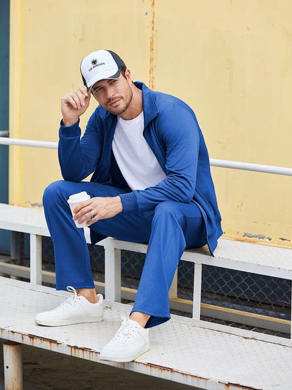Casual Full Zip Tracksuit Set (US Only)