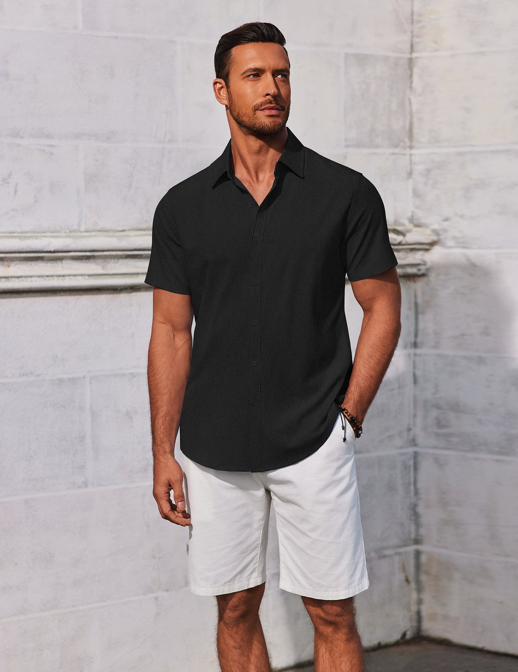 Casual Summer Button Down Short Sleeve Shirts (US Only)