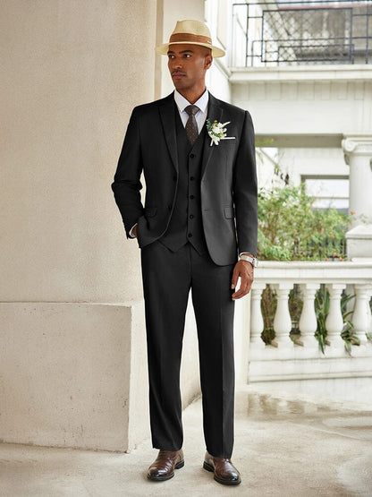 3-Piece Cotton Linen Suit Set (US Only)