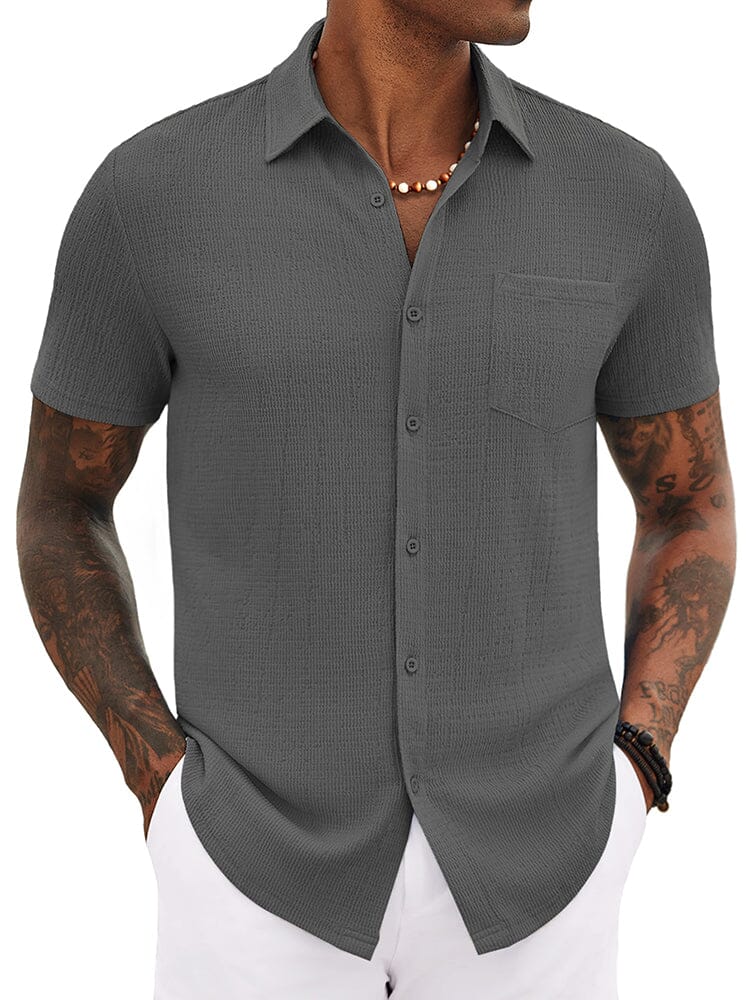 Casual Summer Textured Shirt (US Only)
