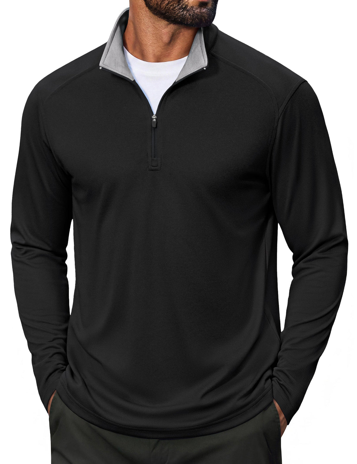 Essential Raglan Mock-Neck Quarter Zip (US Only)