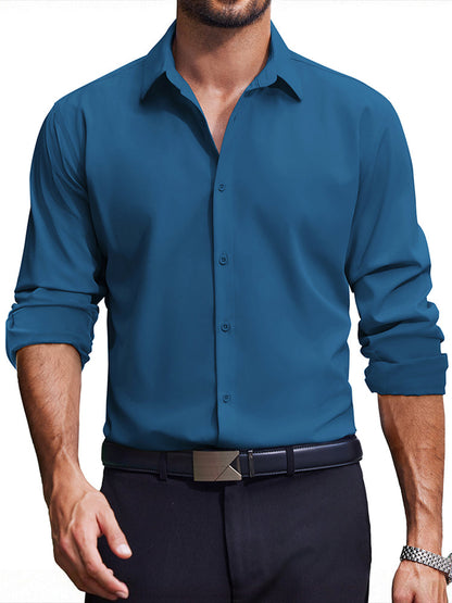 Casual Regular Fit Formal Business Shirts (US Only)