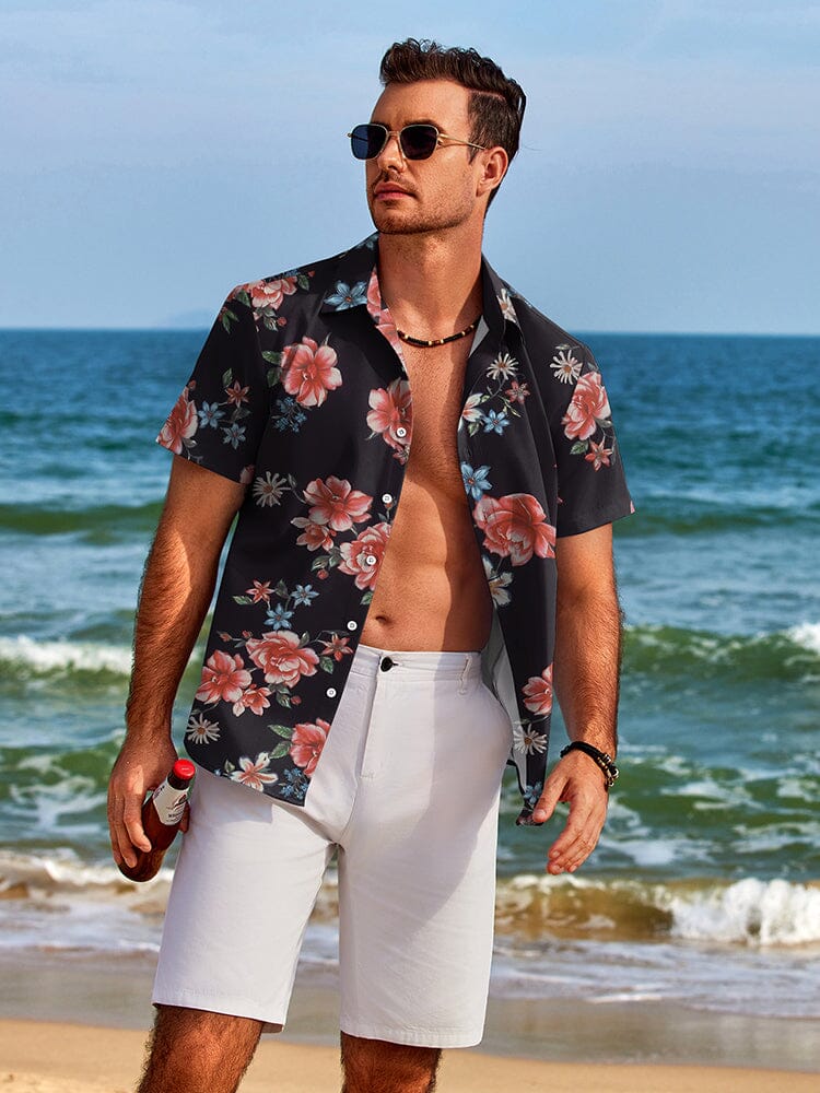 Tropical Floral Beach Shirt (US Only)