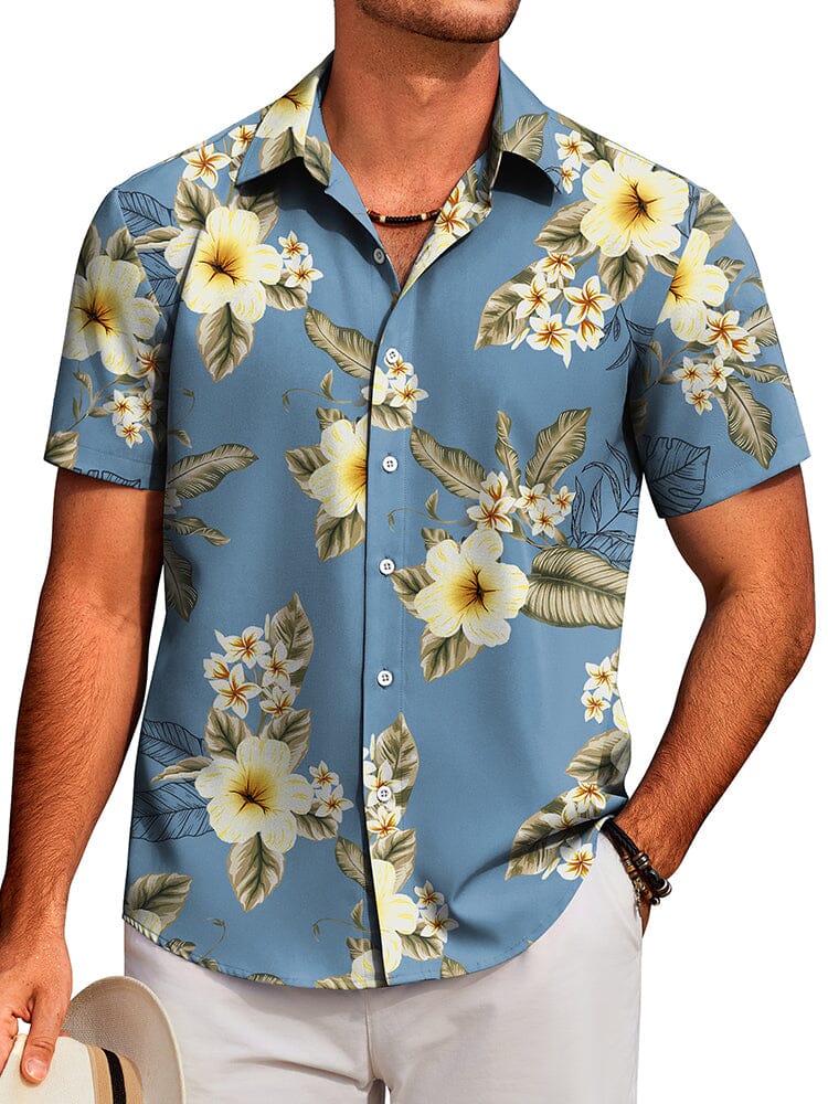 Tropical Floral Beach Shirt (US Only)