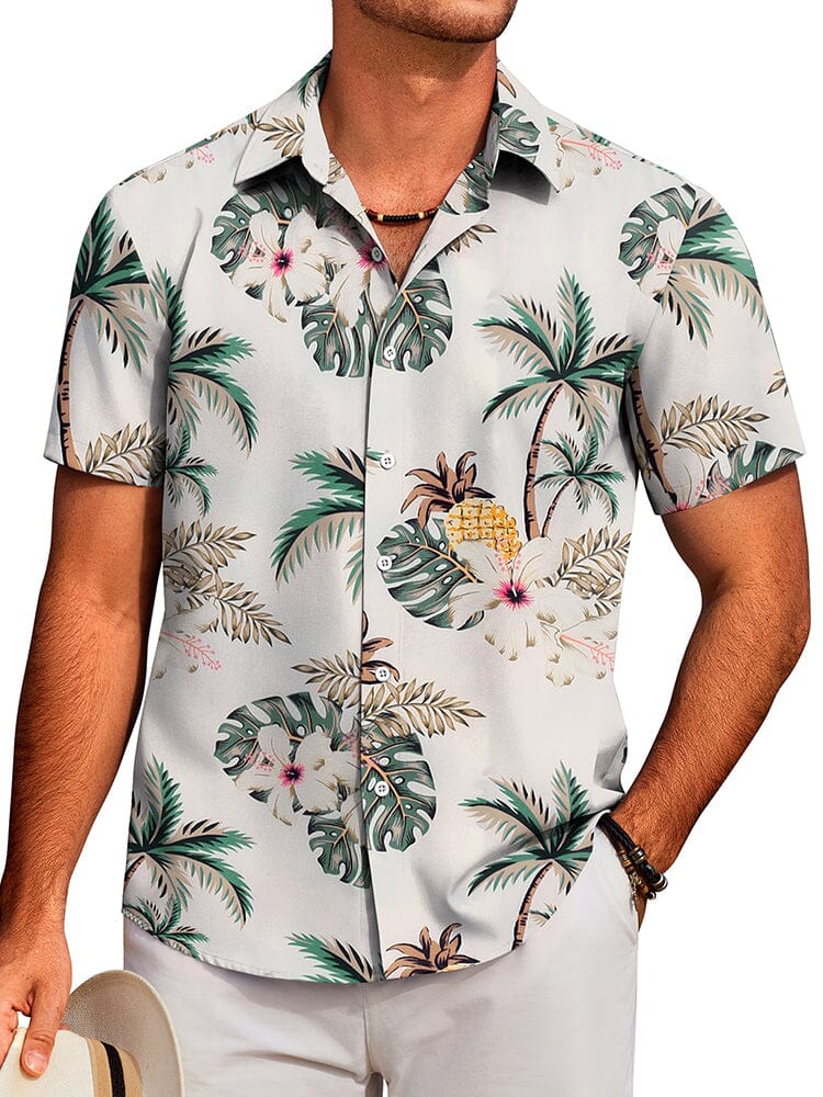 Tropical Floral Beach Shirt (US Only)