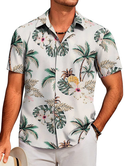 Tropical Floral Beach Shirt (US Only)