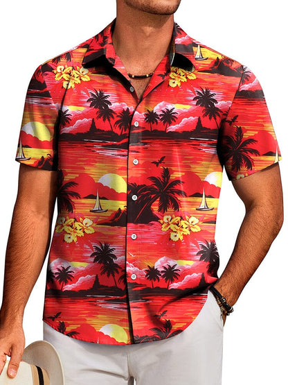 Tropical Floral Beach Shirt (US Only)