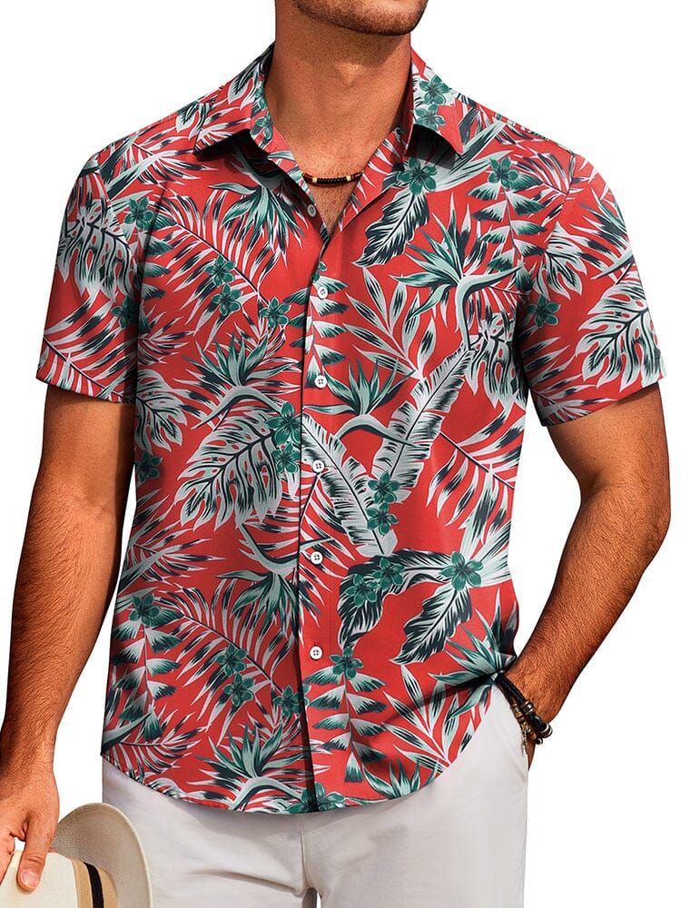 Tropical Floral Beach Shirt (US Only)