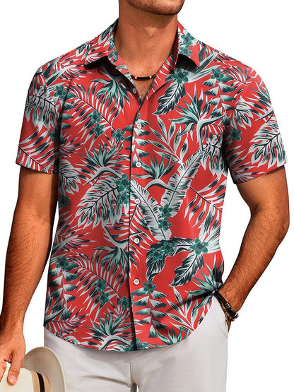 Tropical Floral Beach Shirt (US Only)