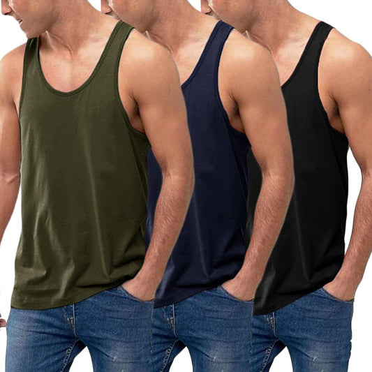 Men's 3 Pack Cotton T-Shirts (US Only)