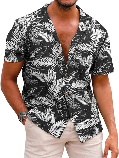 Hawaiian Floral Beach Shirts (US Only)